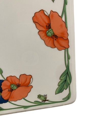 Villeroy & Boch Amapola Porcelain Hanging Cheese Board Plate 9 x 6" Vintage - Picture 7 of 12