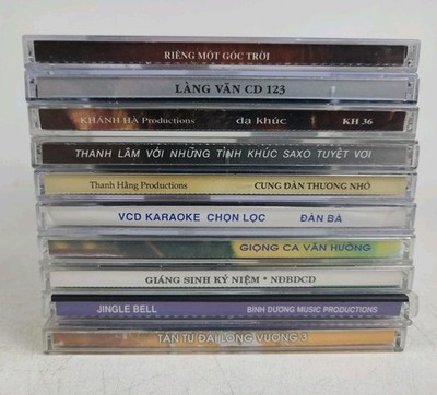 Lot Of 10 Vietnamese Music CDs Ring Môt Góc Troi Làng Văn Da Khúc Chọn Lọc