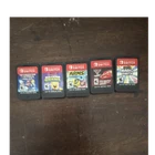 Nintendo Switch Game Lot: Super Mario Party, ARMS, Cars 3, Nickelodeon (no case)