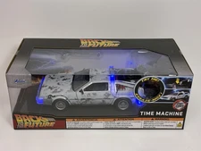 Back To The Future Time Machine Frosted Working Lights 1:24 Jada 36145