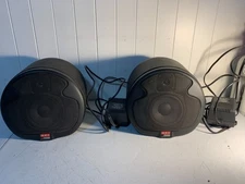 RUS Activ NF25 Powered Studio Monitors Pair w/ Power Supplies Tested Working