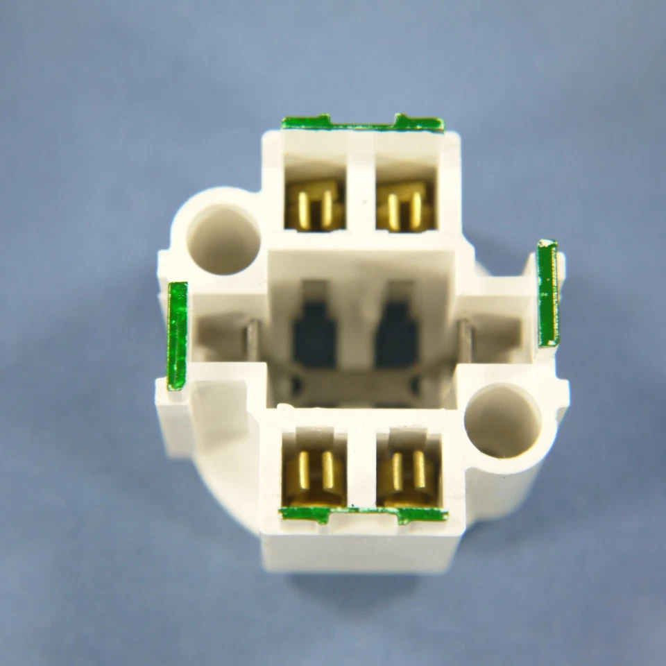 Portalámparas fluorescente compacto Leviton enchufes de luz atornillados G24q-2 26725-4A2 Foto 3 de 4