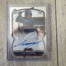 2023 Bowman Chrome - Prospect Autographs Jair Casanova #CPA-JCA (AU, RC)