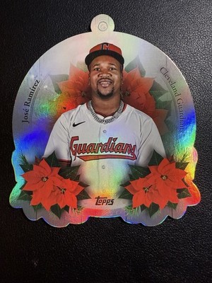 2025 Topps Holiday - Jose Ramirez MLB Ornament Card #00-18 Cleveland Guardians