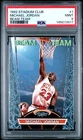 1992 STADIUM CLUB BEAM TEAM #1 MICHAEL JORDAN PSA 9