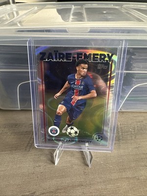 2024-25 Topps UEFA Club Competitions - Warren Zaire-Emery #197 Rain Drops