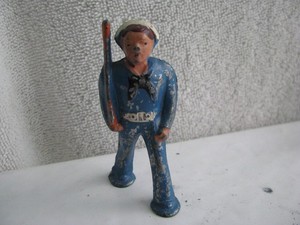 toy soldier- Barclay? US Navy