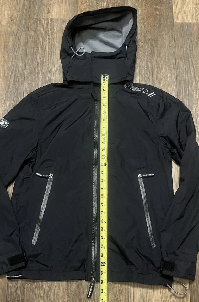 Superdry Chaqueta Con Capucha Tech Cliffhiker International Hombre M Negro Gorpcore Foto 2 de 4