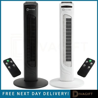 28'' TURMVENTILATOR OSZILLIERENDER STANDLÜFTER MIT TIMER FERNBEDIENUNG
