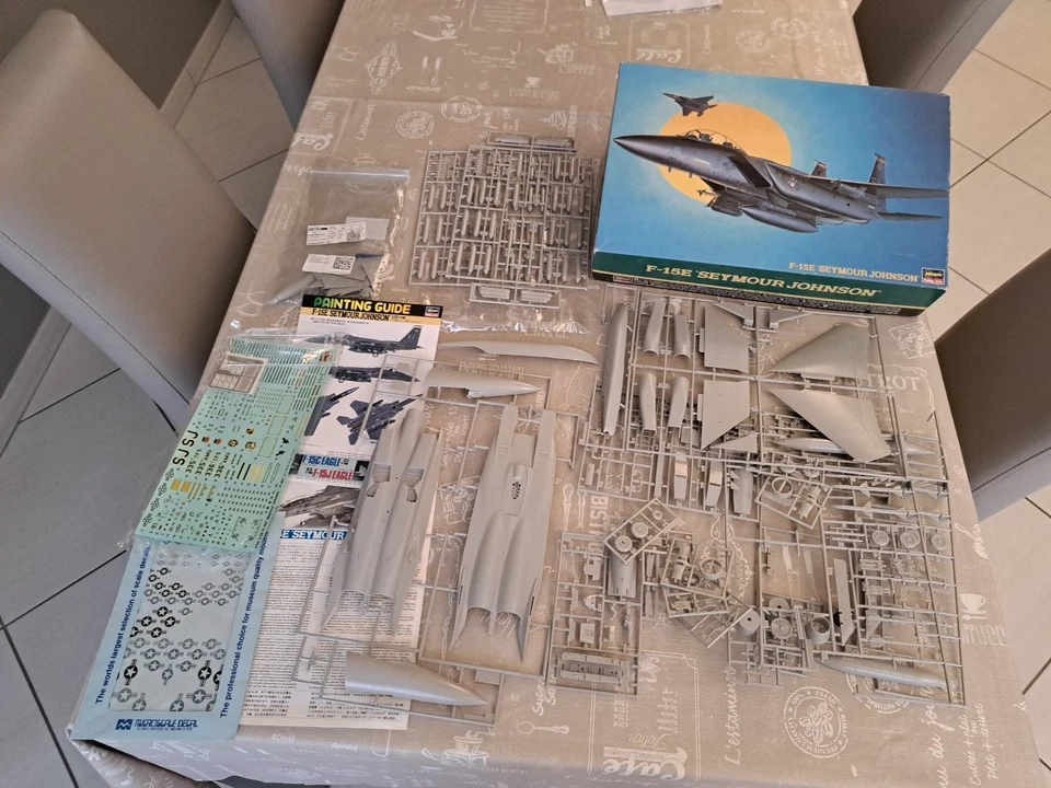 F-15E Eagle Seymour Johnson Hasegawa 1/48 + Extra Decal Sheet - Immagine 2 di 4