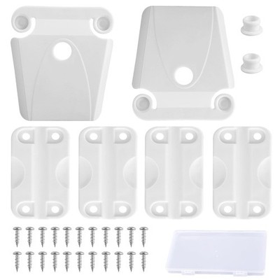 Cooler Hinge Replacement Kit For Igloo 4 Hinges 2 Latches 22 Screws Repair