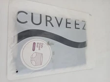 Curveez Daily Striped Brief Underwear Womens Medium Black Shapewear CUR4001