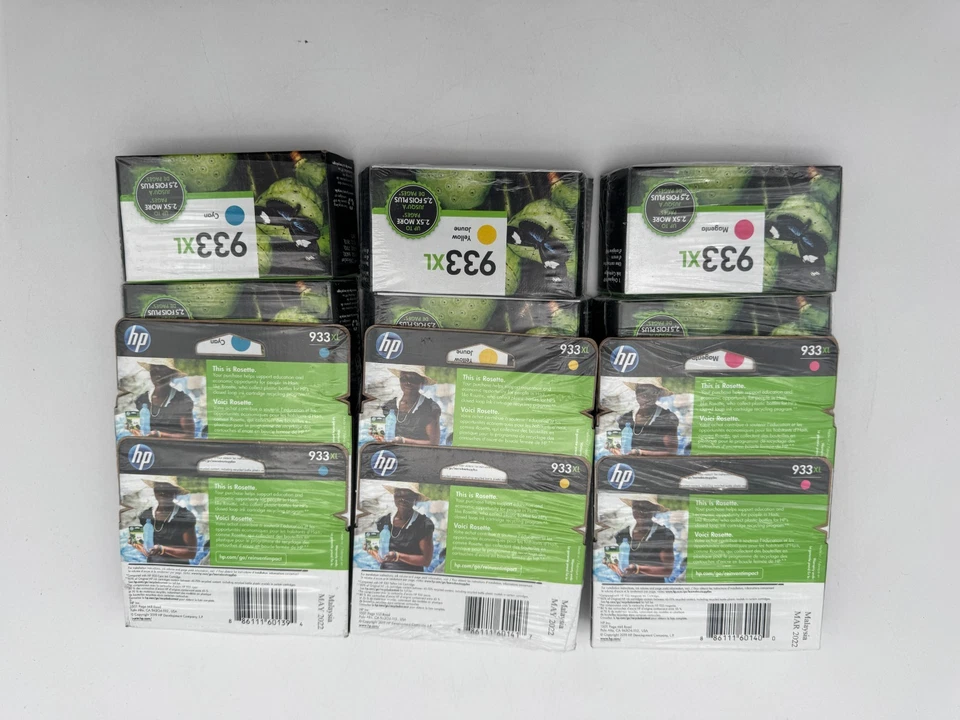 HP 933XL Ink Cartridge – 4 Pack (Cyan / Yellow / Magenta, Exp. 2022) - Image 2 of 2