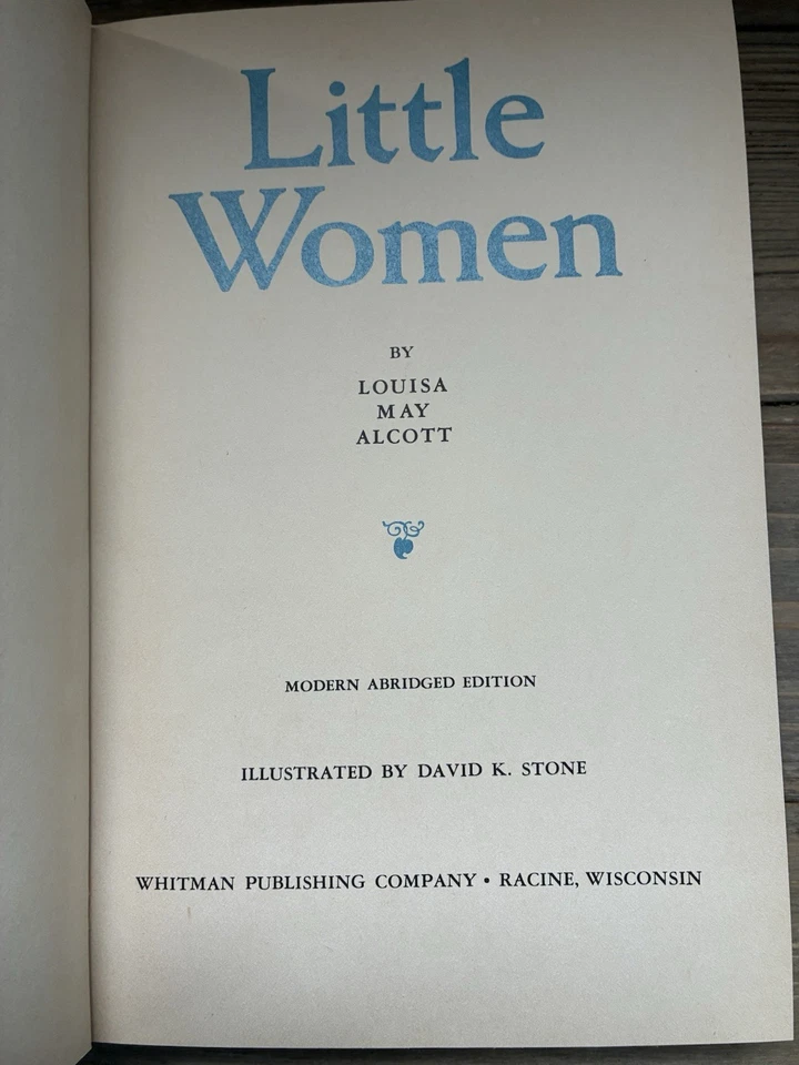 VTG 1965 Little Women Louisa May Alcott Whitman Library Classics Book Foto 4 de 4