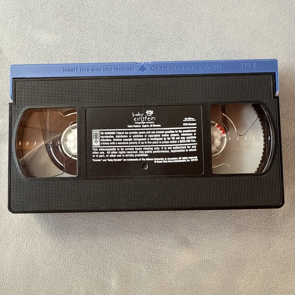 VHS Lot of 2 Baby Einstein Language Nursery. Vintage Educational Learning - Image 3 of 4