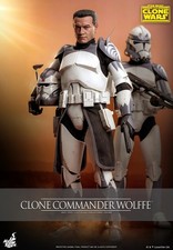 Hot Toys Star Wars  The Clone Wars Clone Commander Wolffe 1 6 Scale 12  Figure