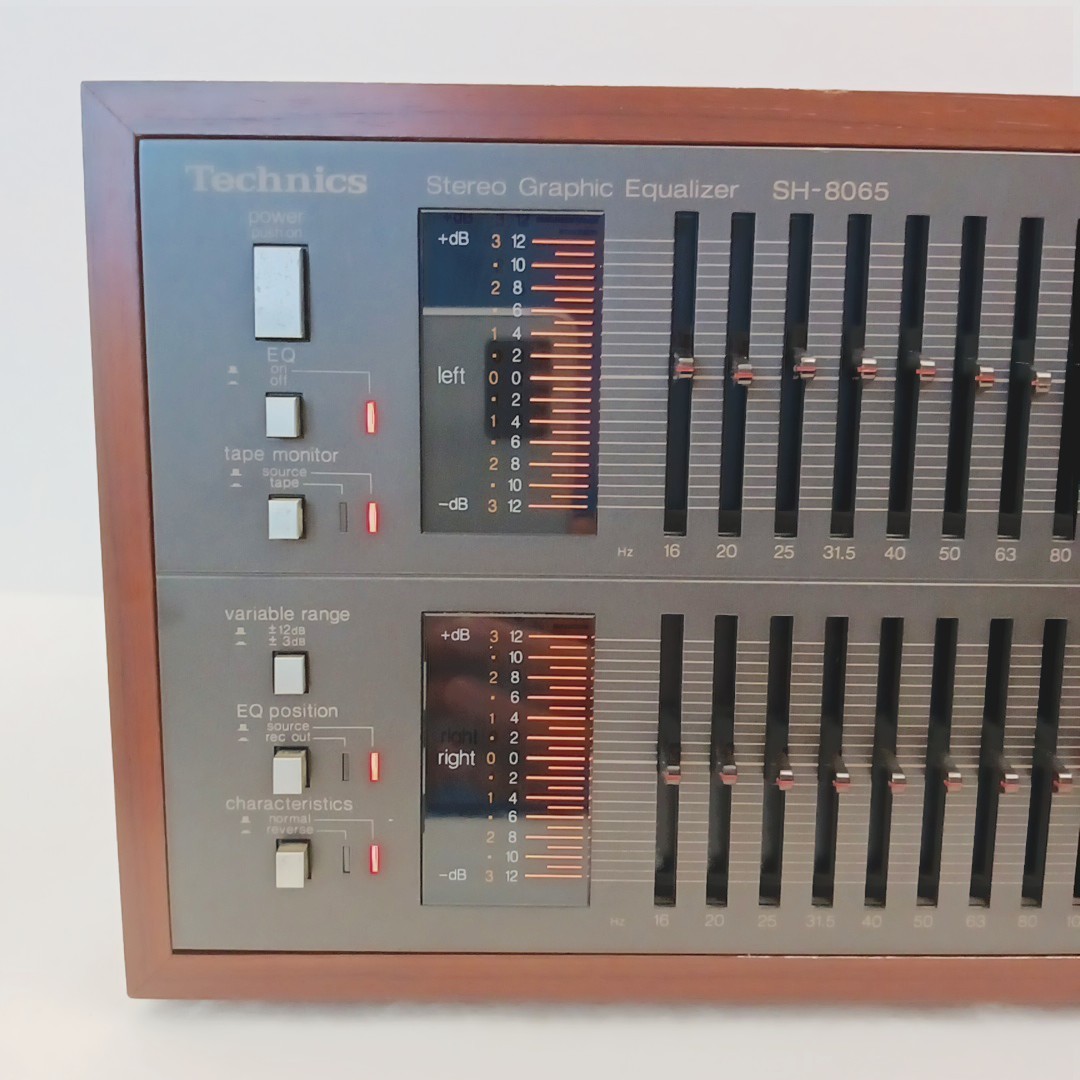 Technics SH-8065 33 Band Stereo Graphic Equalizer Vintage
