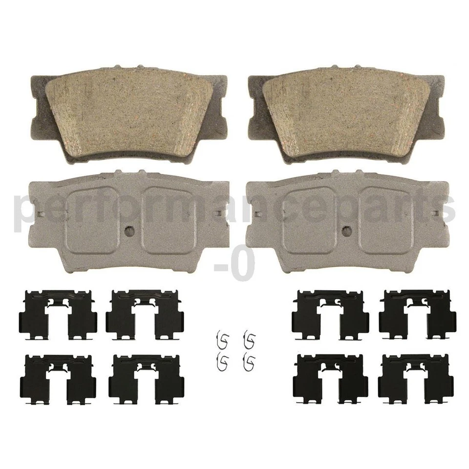 Juego de pastillas de freno de disco trasero rotor de freno de disco para Toyota Camry 2007-2011 Foto 2 de 4