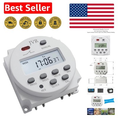 Programmable 12V Timer Switch - User-Friendly Relay for Efficient Automation