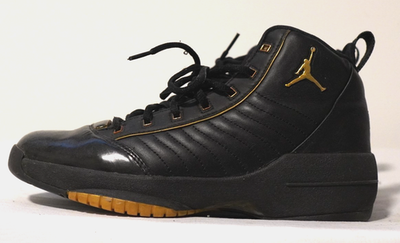 jordan 19 black and gold