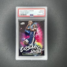 2023-24 Topps Chrome Cosmic Tyrese Maxey Cosmic Dust Case Hit SSP PSA 10 Pop 2