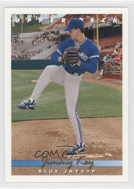 1993 Upper Deck Gold Hologram Jimmy Key #358 0a1