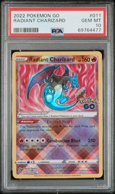 ポケモンカードゲーム 2022 Radiant Charizard #011 PSA7 Spec Details