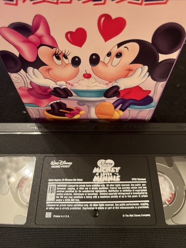 Vintage kids Disney Presents Mickey Loves Minnie Mouse VHS Donald duck cartoon - 第 5/5 張圖片