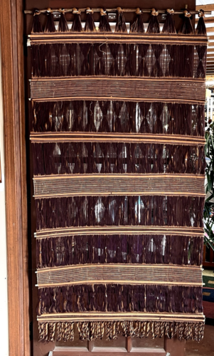 Hand Woven Loomed Hanging Wall Art Decor String Yarn Columbia Peru ? 65" x 34" - Picture 10 of 13