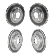 Coated Brake Rotors Front Rear Kit For Chevrolet Cruze Buick Verano Volt Orlando