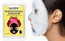 Face Mask Sheet,  Black Pearl Oxygen Bubble 1 Pack
