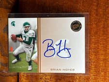 2008 Press Pass Signings Brian Hoyer On Card Auto Rookie RC