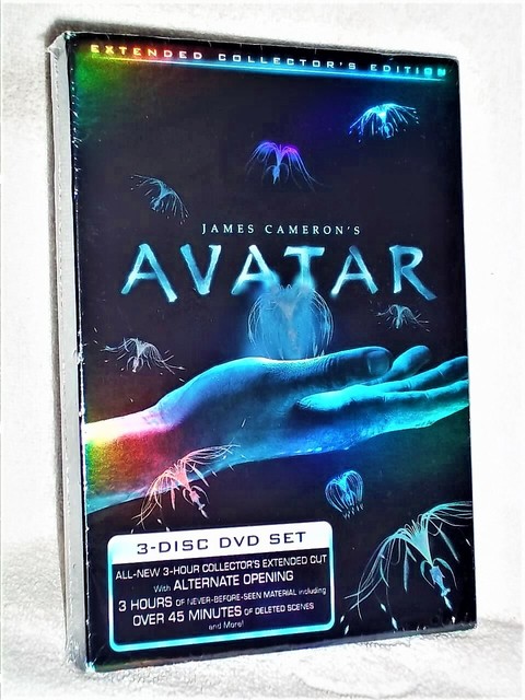 Avatar (DVD, 2010, 3-Disc Set, Extended Collectors Edition) for sale