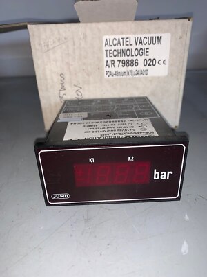 Jumo PDAe-48m indicator operator panel 0-25 bar.