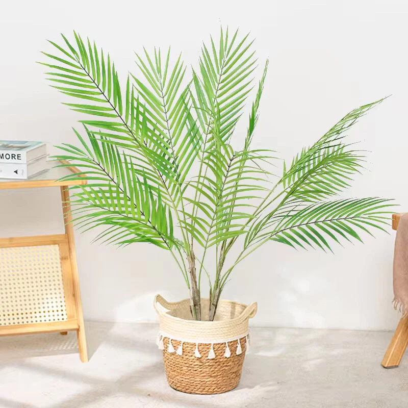 Kunstpalme Groß 98cm Palme Zimmerpflanze Kunstpflanze Zierbaum Fake Pflanze - Bild 3 von 4