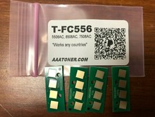 4 Toner Chip T-FC556 TFC556 for Toshiba 5506AC, 6506AC, 7506AC (T-FC556) Refill