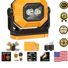 Durable Waterproof COB LED Work Light with Magnetic Base - 1500LM Brightness