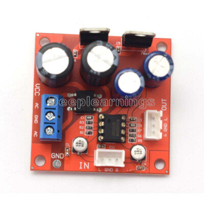 Scheda Preamplificatore Phono HiFi NE5532 – Per Giradischi Vinile MM E MC – Nuovo
