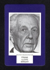 Frank Lloyd Wright Architect Designer 1993 Face To Face Game Card Canadian Issue