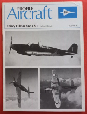 Aircraft Profile Publ. 254, FAIREY FULMAR Mks I & II