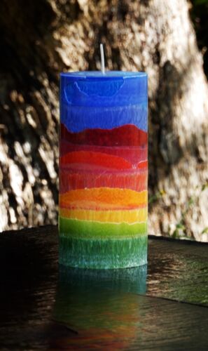 200hr CHAKRA Unscented All Natural ECO CANDLE with Cotton Lead Free Wicks GIFTS - Picture 1 of 24