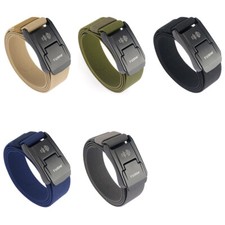 Men's Tactical Belt Strong Nylon Alloy Quick Release Buckle Stretching