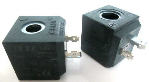Bobina Elettrovalvola G Grimaldi Per Ferro Da Stiro - 7W 220V, Foro 13.5x10mm, Ricambio CEME