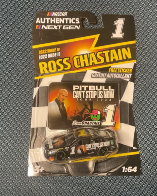 Ross Chastain #1 Pitbull NASCAR Authentics 2022 Wave 10 Die-Cast 1:64