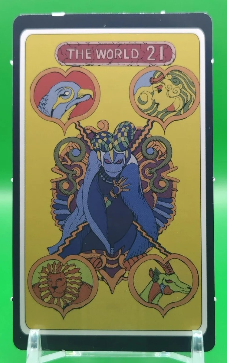 THE WORLD Jojo's Bizarre Adventure Tarot Card #21 Promo Hirohiko