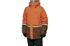 NWT MENS THIRTYTWO SHIFTER SNOWBOARD JACKET $280 burnt orange snowboard