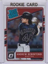 ANDREW BENINTENDI RC 2017 Donrus Optic RATED ROOKIE CARD Boston Red Sox Baseball
