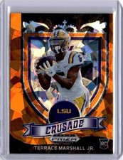 2021 Panini Prizm Draft Picks Terrace Marshall Jr. Crusade Orange Ice Prizm #180