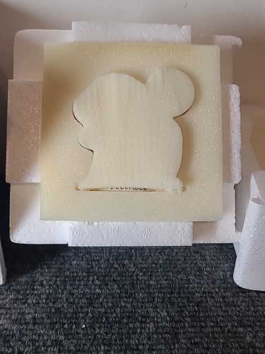 Statuina calendario perpetuo Snoopy / Woodstock dicembre Natale Danbury come nuova - Foto 9 di 14