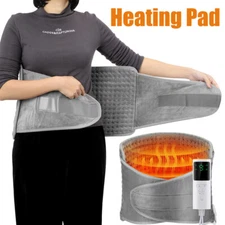 Heat Pad for Back Pain Relief Electric Heating Pads with 9 Temperatures 4 Timer